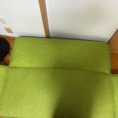 2人掛けソファーベッドの画像