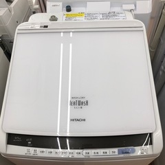 《尼崎市/リサイクルショップドリーム次屋店》★ジモティー割引有★9/5kg洗濯機　日立　BW-DV90GE6 2018年製　中古品☆尼崎市若王寺☆の画像
