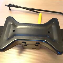 【使用1回のみ中古美品】パンタジャッキ(2t) 機械式 Meltec FJ-20 メルテック 乗用車用 車止め輪留め1個付の画像