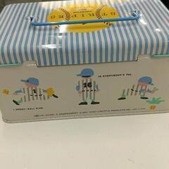 0823-149 ※汚れあり　昭和レトロ　缶収納ケースの画像