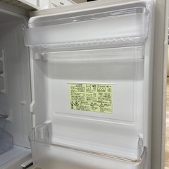 【トレファク ラパーク岸和田店】2ドア冷蔵庫 SHARP 2018年製 137L クリーニング済の画像