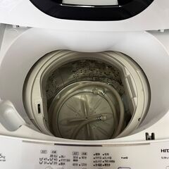 HITACHI 日立 5.0kg 全自動洗濯機 NW-50F 2ステップウォッシュ 2021年製の画像