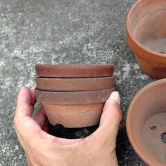 素焼き植木鉢の画像