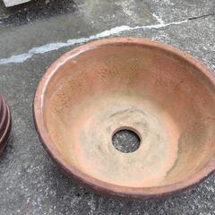 素焼き植木鉢の画像