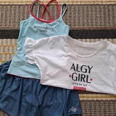 150cm女児用　服&水着セットの画像
