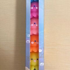 蛍光ペン ５色セット かわいい オシャレ キュート 蛍光マーカー タコさんの画像