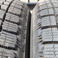 ２０２４年ブリヂストン製冬タイヤ工賃込み１５５／６５Ｒ１４　４本セットの画像
