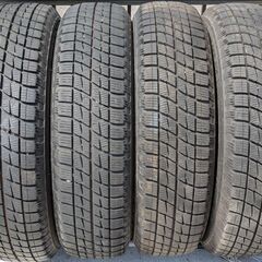 ２０２４年ブリヂストン製冬タイヤ工賃込み１５５／６５Ｒ１４　４本セットの画像