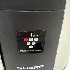 冷風機兼暖房機　sharpプラズマクラスタースリムイオンファンの画像