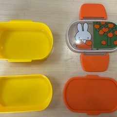 非売品ミッフィー2段式ランチボックスの画像