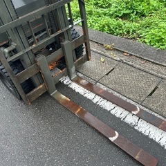 TOYOTA フォークリフト 1トン 揚高3m ガソリン　リフト　積載 運搬 トヨタ 建機 宮崎簡 簡易始動動画ありの画像
