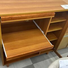 ★リユースのサカイ千葉中央店★期間限定割引有  レンジ台 ブラウン H97×D48×W90 クリーニング済み TC4308の画像