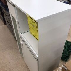 【ジャングルジャングル岩出店】【B9】レンジ台 ホワイト 中古 家具 和歌山 岩出市 紀の川市 海南市の画像