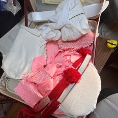 着物入れバッグと装備品セットの画像
