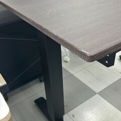 ★リユースのサカイ千葉中央店★期間限定割引有  電動昇降テーブル ブラウン H79×D60×W120 クリーニング済み TC4313　　SAKAI家具の画像