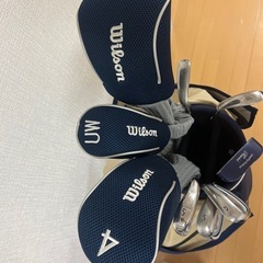 ウィルソン Wilson レディースゴルフクラブ　バッグ＋9本セットの画像