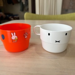 ミッフィー計量カップ＆コップセットの画像