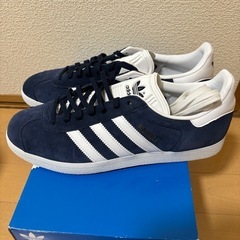 【新品未使用品】adidas GAZELLE ネイビー88 27.5cmの画像