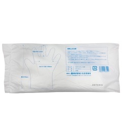 食品衛生法適合品HD ポリエチレン手袋 フリーサイズ 10000枚の画像