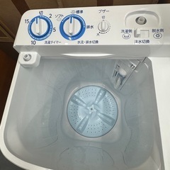 未使用 ニ槽式洗濯機 AQUA  2024年 5Kの画像