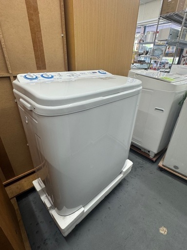 未使用 ニ槽式洗濯機 AQUA  2025年 5K