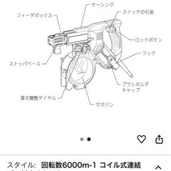 マキタ　ビス打ち機の画像