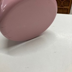 I2508-678 ほうろう製 やかん ピンク IH対応 容量不明 中古の画像