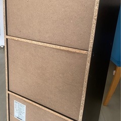 山善　カラーbox こげ茶の画像