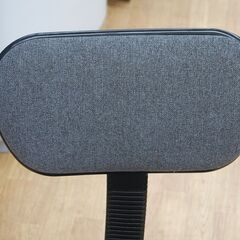 ワークチェア 昇降式 幅47×奥行50×高さ75～86cm フットレスト グレー OAチェア オフィスチェア 札幌市 清田区 平岡の画像