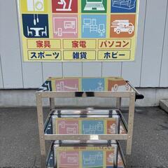サカエ SAKAE ステンレス 3段ワゴン 移動ワゴン キャスター付きの画像