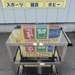 サカエ SAKAE ステンレス 3段ワゴン 移動ワゴン キャスター付きの画像