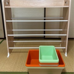 アイリスオーヤマ　キャロット　おもちゃ収納の画像