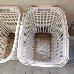 【非対面OK】洗濯かご2個の画像