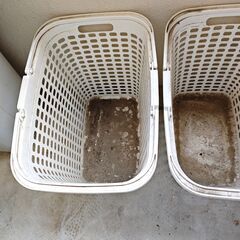 【非対面OK】洗濯かご2個の画像