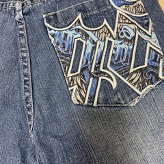 SOUTHPOUL デニムハーフパンツの画像