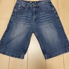SOUTHPOUL デニムハーフパンツの画像