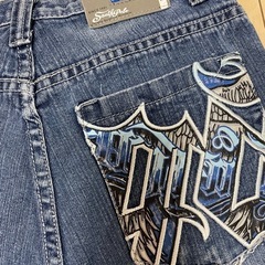 SOUTHPOUL デニムハーフパンツの画像
