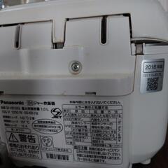 2018年製パナソニックジャー炊飯器SR-HB10E6の画像