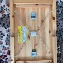 無印良品パイン材　ローテーブルの画像