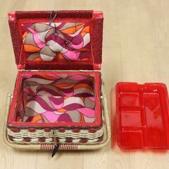 小物入れ　横30㎝×奥行き23㎝×高さ16㎝　レトロ　中古品の画像
