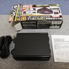DC12V→AC100V　コンパクトインバーター　135Ｗ　未使用古置き品の画像