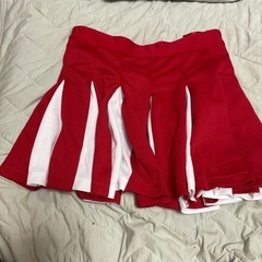 コスプレ　チアガール　赤の画像