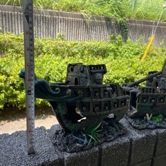 沈没船　オブジェの画像