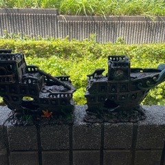沈没船　オブジェの画像