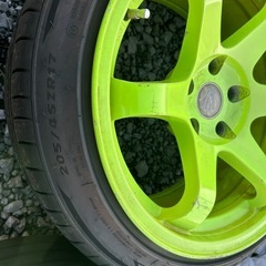 XXR 17インチ 9J PCD 114.3 ５穴 ドリケツ　ヘラフラ　××rの画像