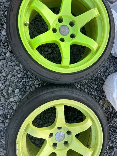 XXR 17インチ 9J PCD 114.3 ５穴 ドリケツ　ヘラフラ　××r