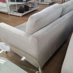 ★リユースのサカイつくば店★TK6260 Francfrac 2人掛けソファ グレー H60×D68×W127 クリーニング済みの画像