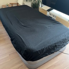 全自動エアーベッド シーツ付きの画像