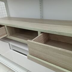 ★リユースのサカイ日立店★HJ7490  テレビ台 ナチュラルベージュ H34.5×D33.5×W108 クリーニング済み の画像