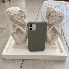 バリ風オブジェ、サロン、おしゃれ小物、バリニーズカップル、ハワイアン小物 の画像